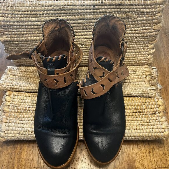 Musse & Cloud Leather Booties - Sz 39 - Picture 1 of 7